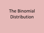 The Binomial Distribution