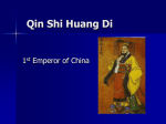 Qin Shi Huang Di