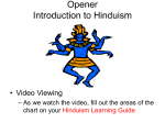 Is the structure of the Hindu Temple designed for a specific purpose?