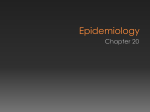 Epidemiology - Ch 20 - Clayton State University