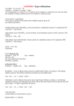 ANSWERS: Types of Reactions - Chemical Minds