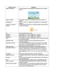 Glossary Term Definition angle of elevation The line formed by a