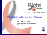 antiretroviral therapy in children