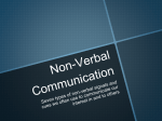 Non-Verbal Communication