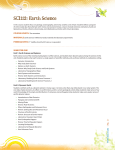 SCI112: Earth Science