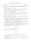 Category Theory Example Sheet 1