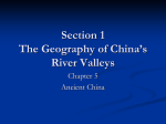 Chapter 5.1: The Geography of China`s River Valleys