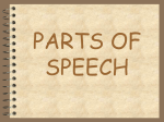 parts of speech