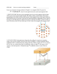 PHYS 202 Force on a current carrying conductor