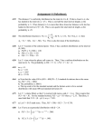 Assignment #6 (Solution)