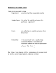 Probability and Sample Space