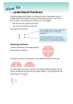 …understand fractions