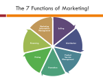 7 functions of Marketing!