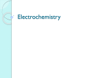 Electrochemistry