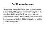 Confidence Interval