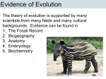 Evidence of Evolution