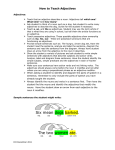 1. How to Teach Adjectives
