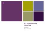 1.3 Segments and Measures