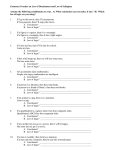 Geometry Practice on Law of Detachment and Law of Syllogism