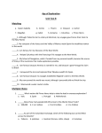 Age of Exploration Unit Test B Matching