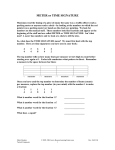 METER or TIME SIGNATURE - Beacon Learning Center