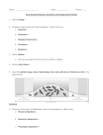 Environmental Science notes outline