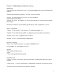 Chapter 15: Epidemiology and Infectious Diseases