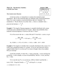 The Central Limit Theorem