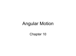 Angular Motion