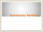 Finding the Amounts of Subatomic Particles