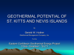 GEOTHERMAL POTENTIAL OF ST. KITTS AND NEVIS ISLANDS