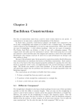 Euclidean Constructions