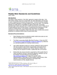 Mobile Web Standards and Guidelines