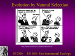 Evolution by Natural Selection