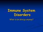 Immune System Disorders