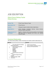 JOB DESCRIPTION Clinical Cancer Pathway Tracker Clinical