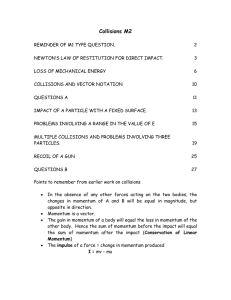 Collisions M2 - Teachnet UK-home