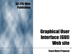 Graphical User Interface