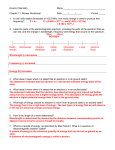 Honors Chemistry