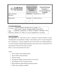 Faculty of Science Department of chemistry Practical Physical