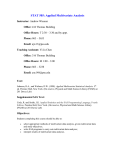 STAT 505: Applied Multivariate Analysis