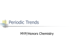 Periodic Trends