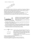 Homework Wednesday 4-25-2012 A resistor is made in the form of a