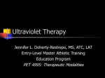 Ultraviolet Therapy