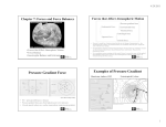 Pressure Gradient Force Examples of Pressure Gradient