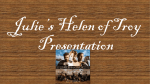 Julie*s Helen of Troy PowerPoint