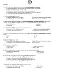 Quiz (B) 1. Which of the following statements concerning enzyme