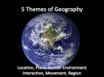 5 Themes of Geography