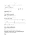 TRIGONOMETRY REVIEW