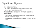 To determine the number of significant figures in a measurement